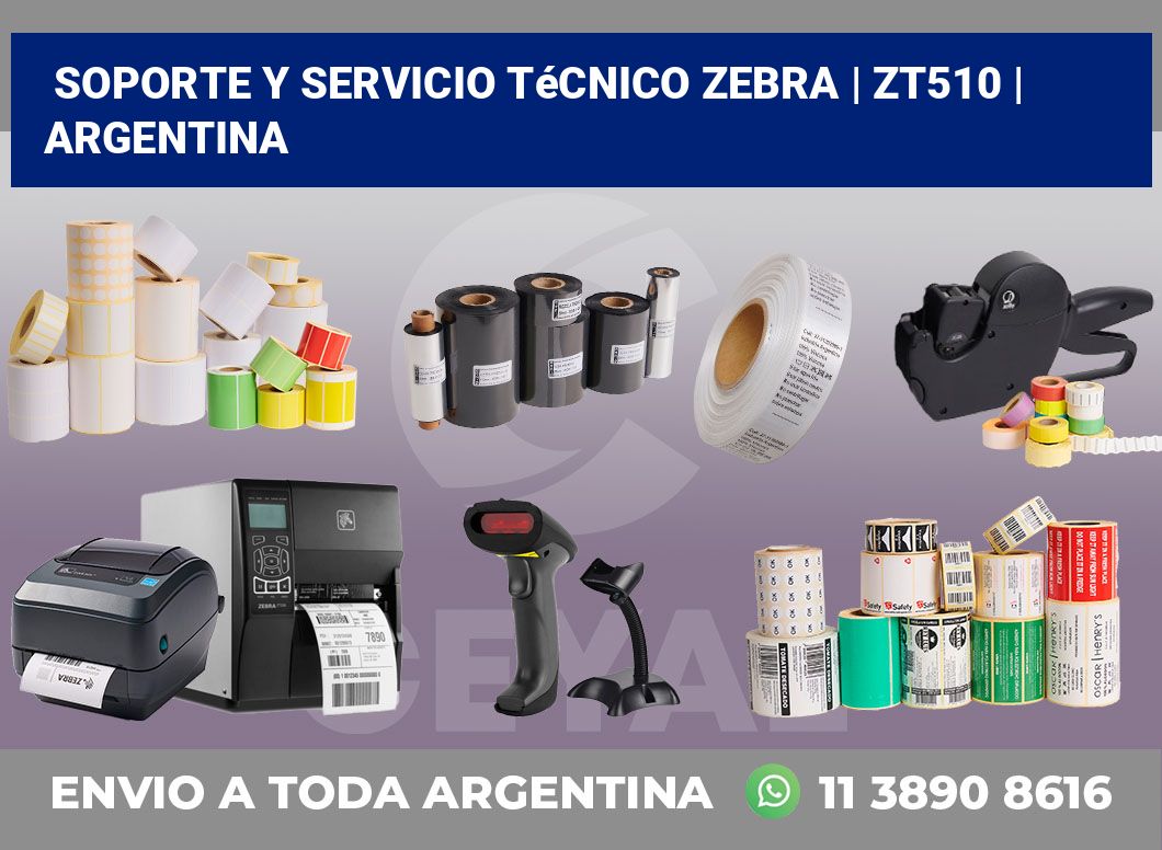 Soporte y servicio técnico Zebra | ZT510 | Argentina