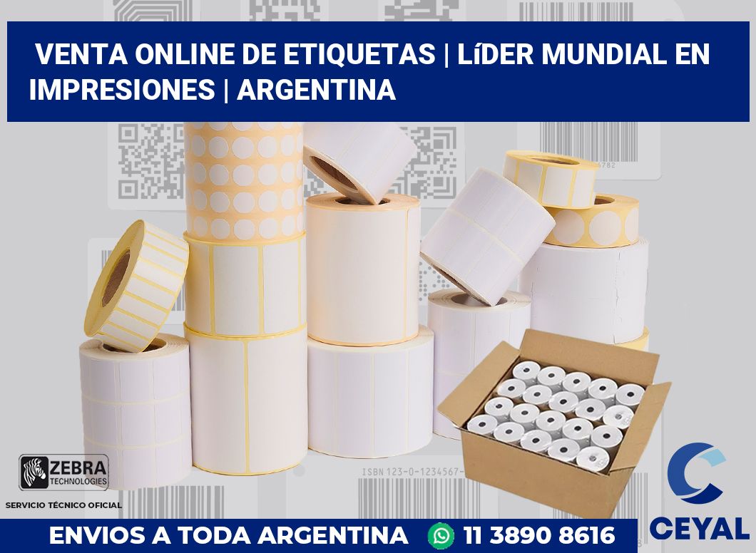 Venta online de etiquetas | Líder mundial en impresiones | Argentina