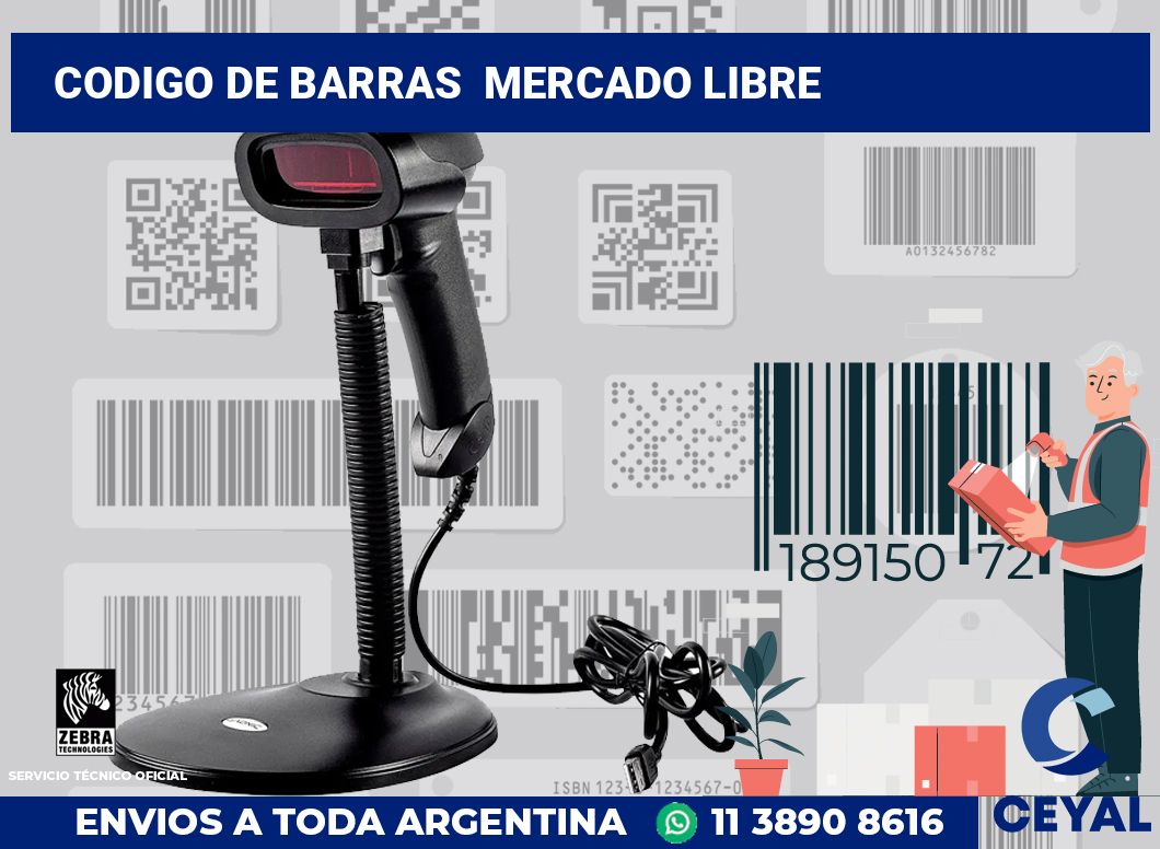 codigo de barras  Mercado Libre