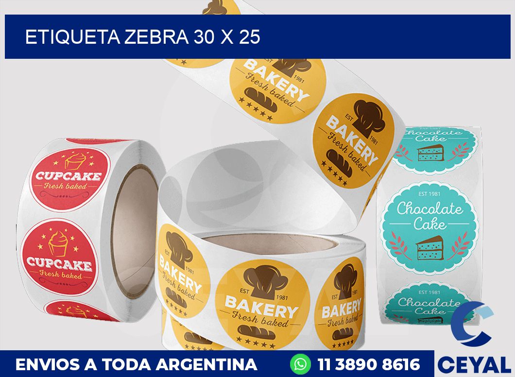 etiqueta zebra 30 x 25