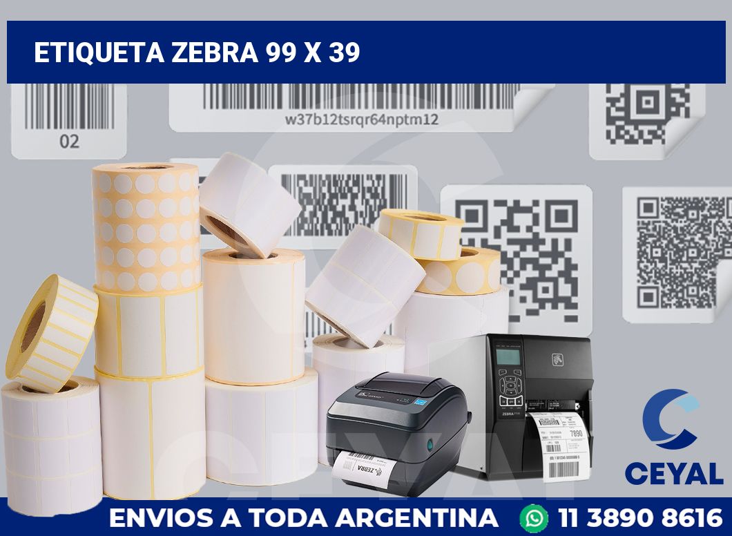 etiqueta zebra 99 x 39