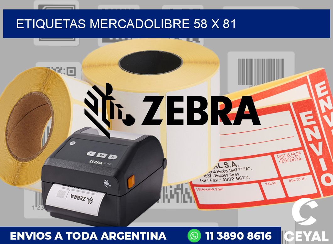 etiquetas mercadolibre 58 x 81