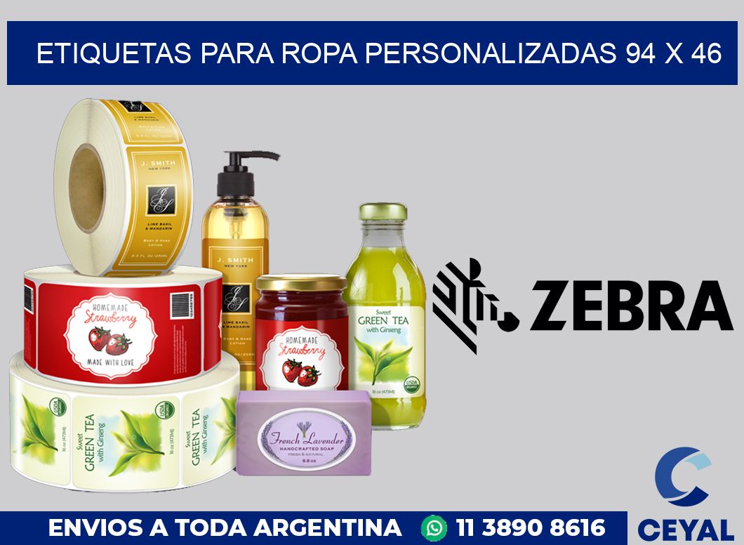 etiquetas para ropa personalizadas 94 x 46