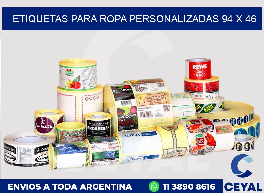 etiquetas para ropa personalizadas 94 x 46