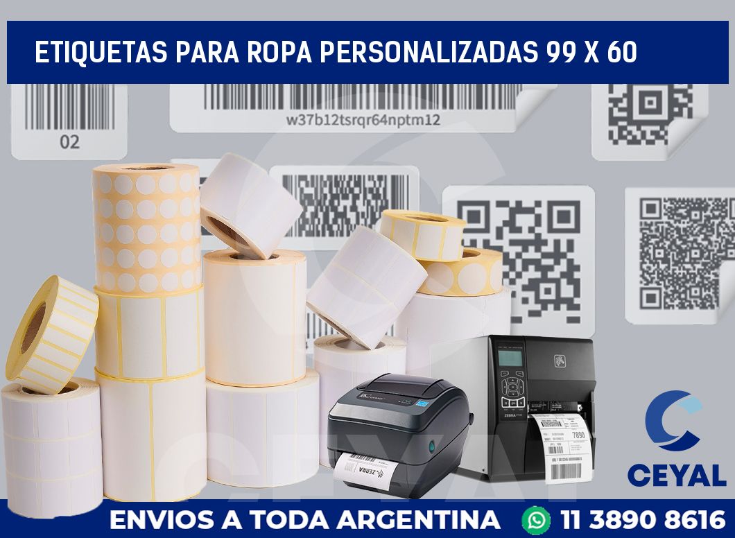 etiquetas para ropa personalizadas 99 x 60