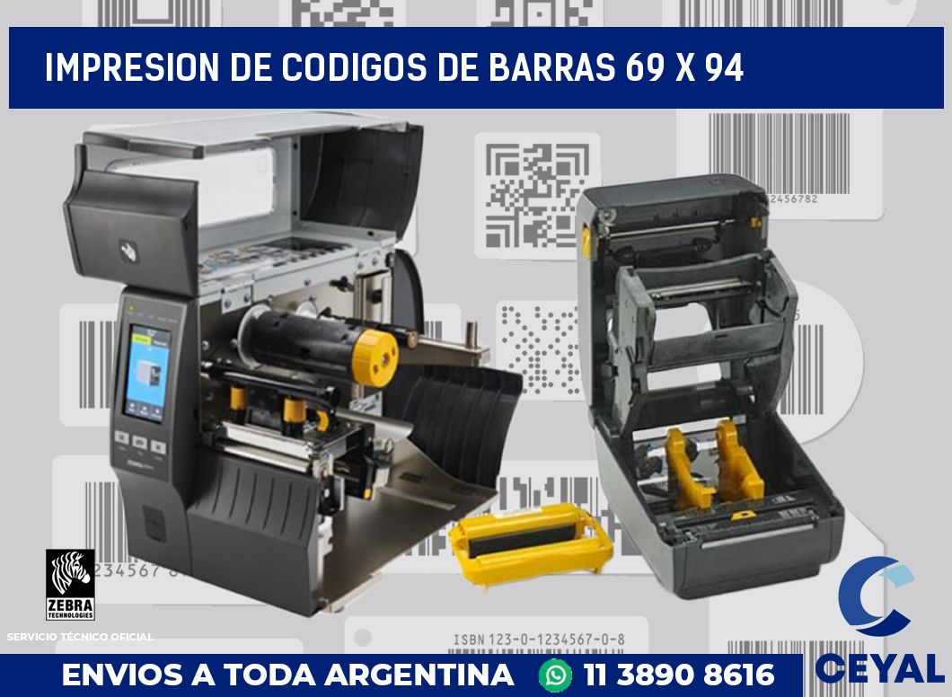 impresion de codigos de barras 69 x 94