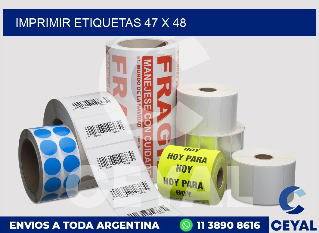 imprimir etiquetas 47 x 48