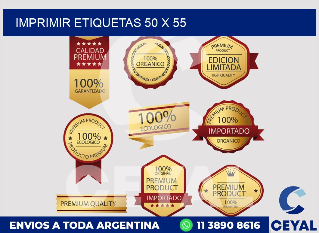imprimir etiquetas 50 x 55