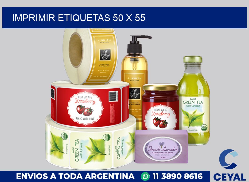imprimir etiquetas 50 x 55