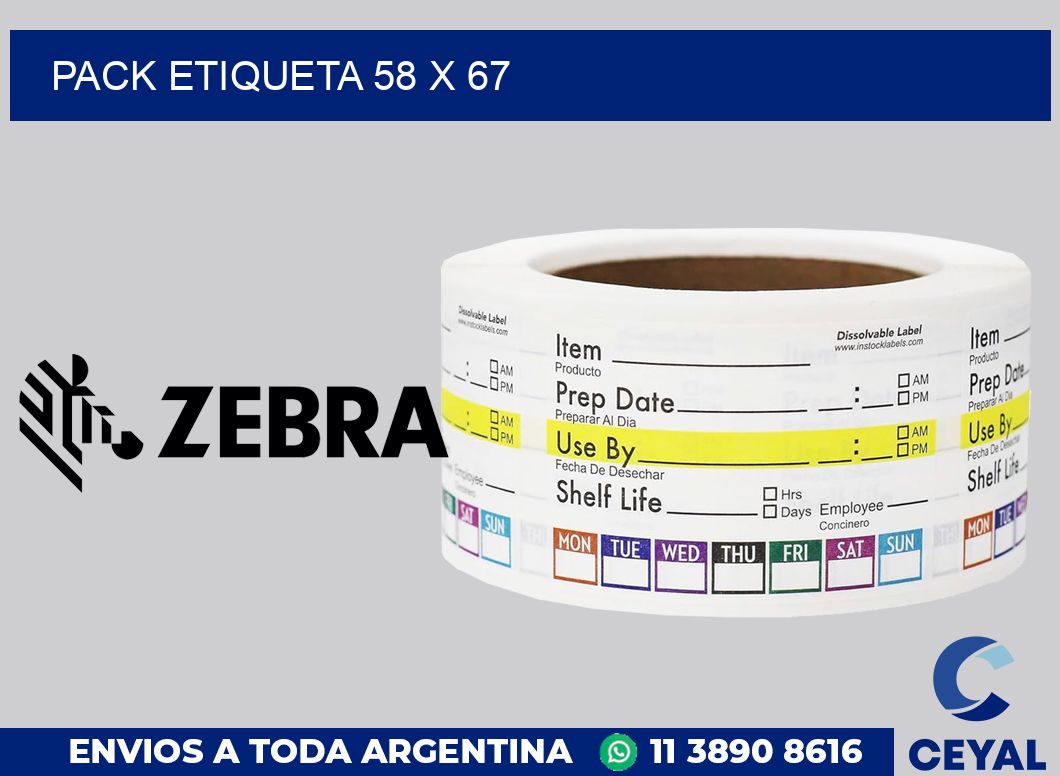 pack etiqueta 58 x 67