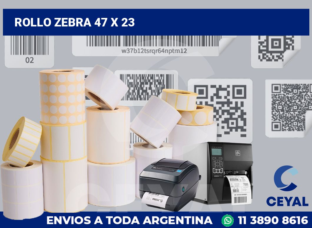 rollo zebra 47 x 23