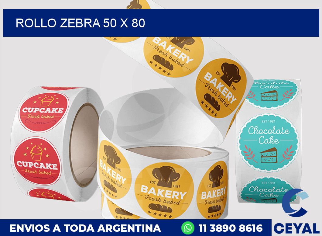 rollo zebra 50 x 80