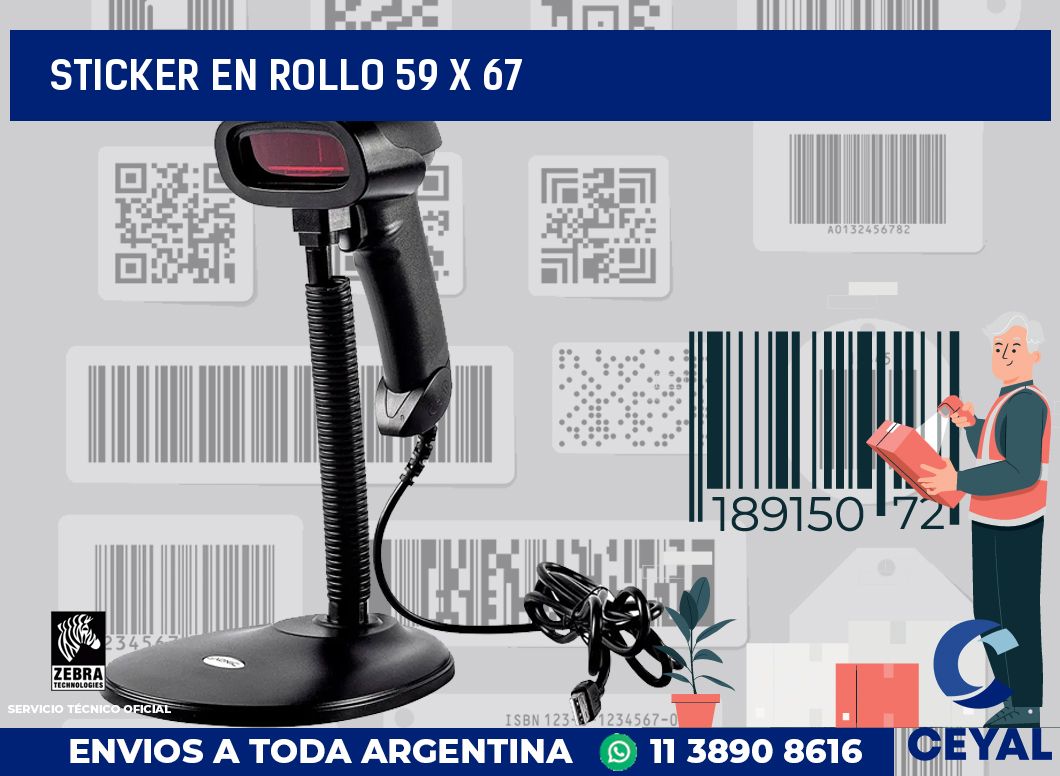 sticker en rollo 59 x 67