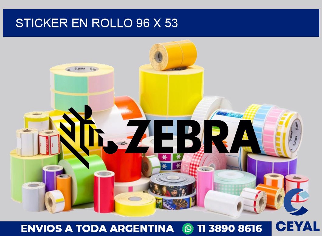 sticker en rollo 96 x 53