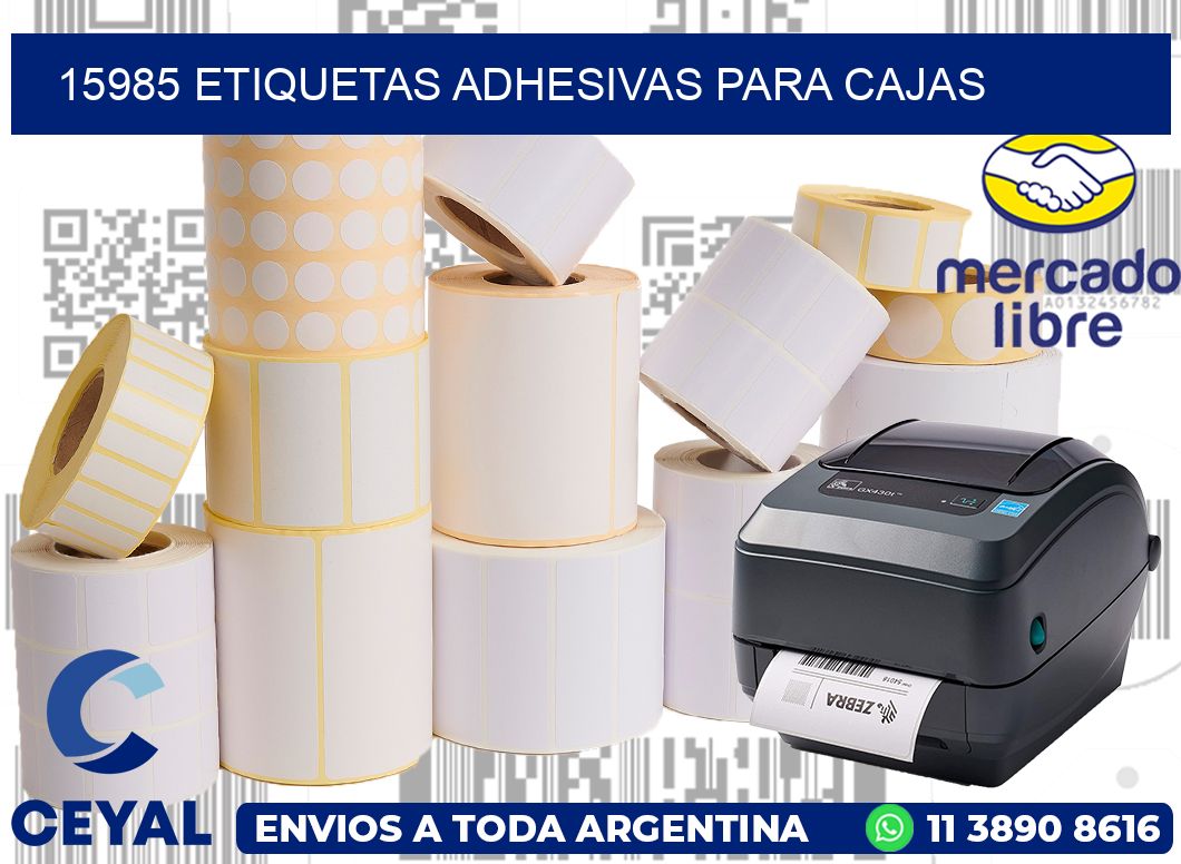 15985 etiquetas adhesivas para cajas