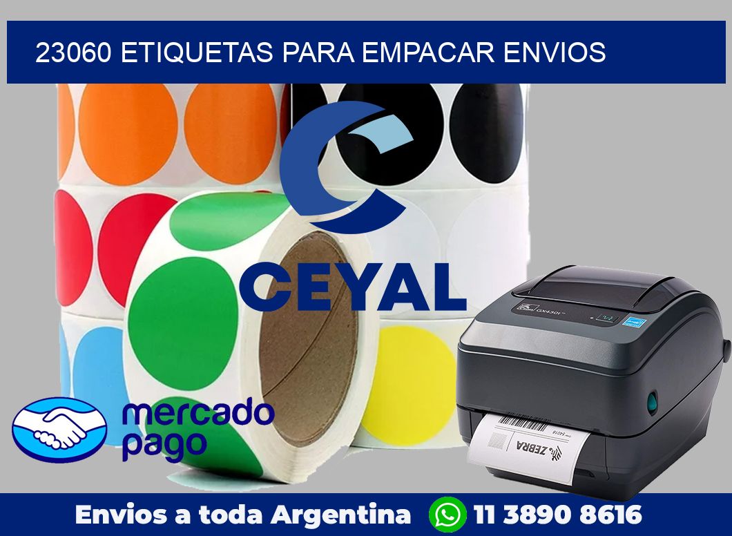 23060 Etiquetas para empacar envios