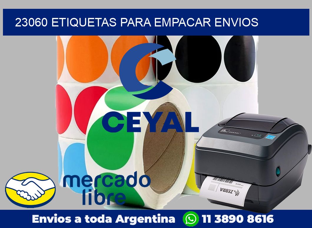 23060 Etiquetas para empacar envios