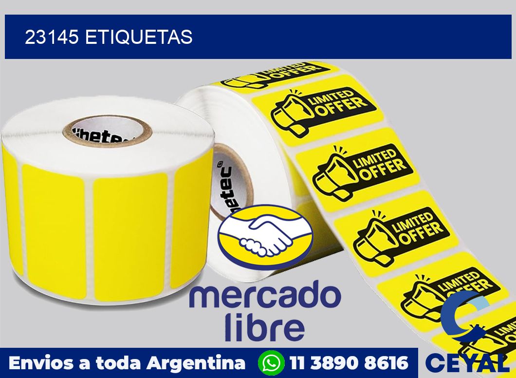 23145 etiquetas