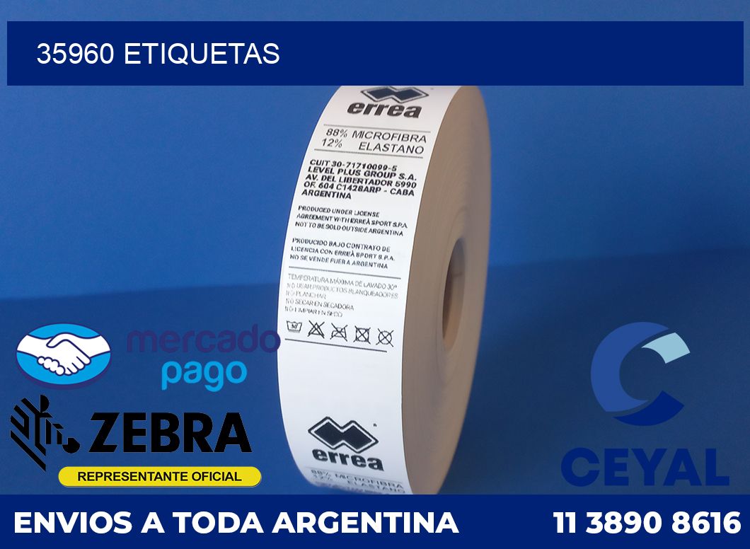 35960 etiquetas