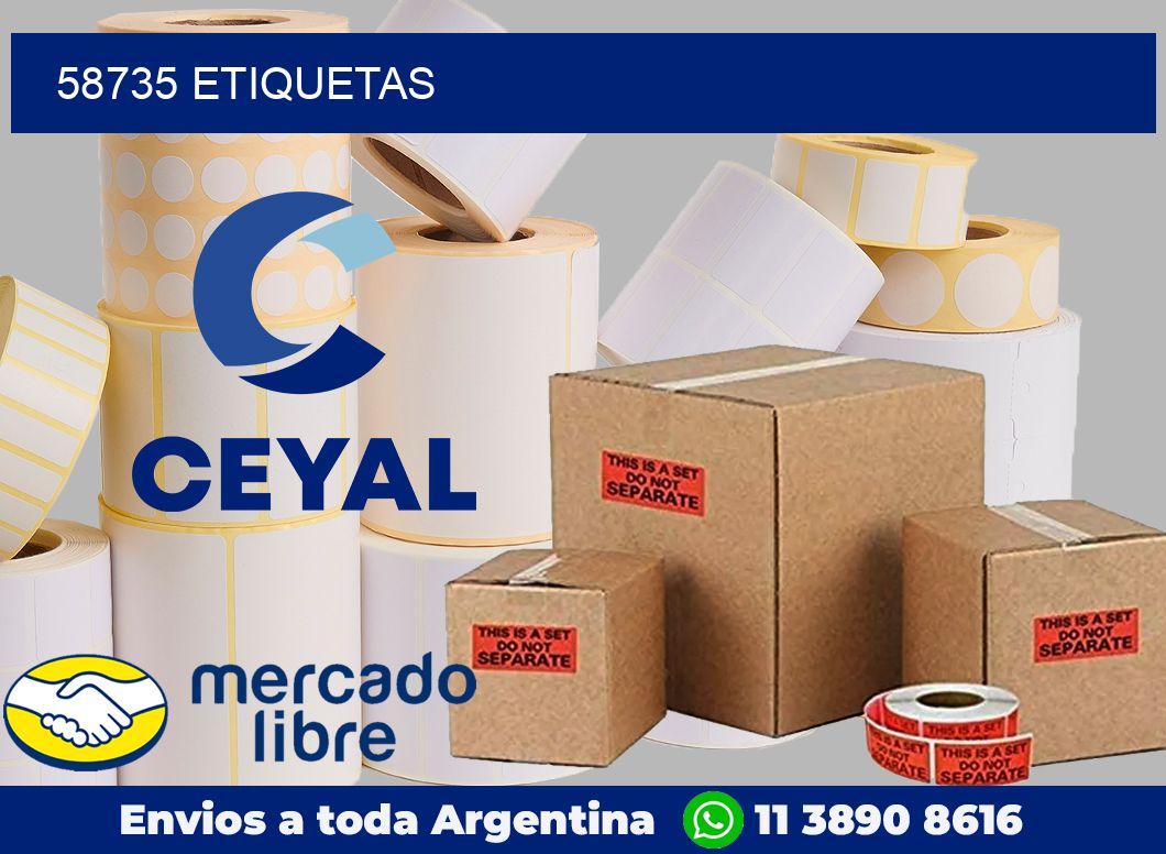 58735 etiquetas