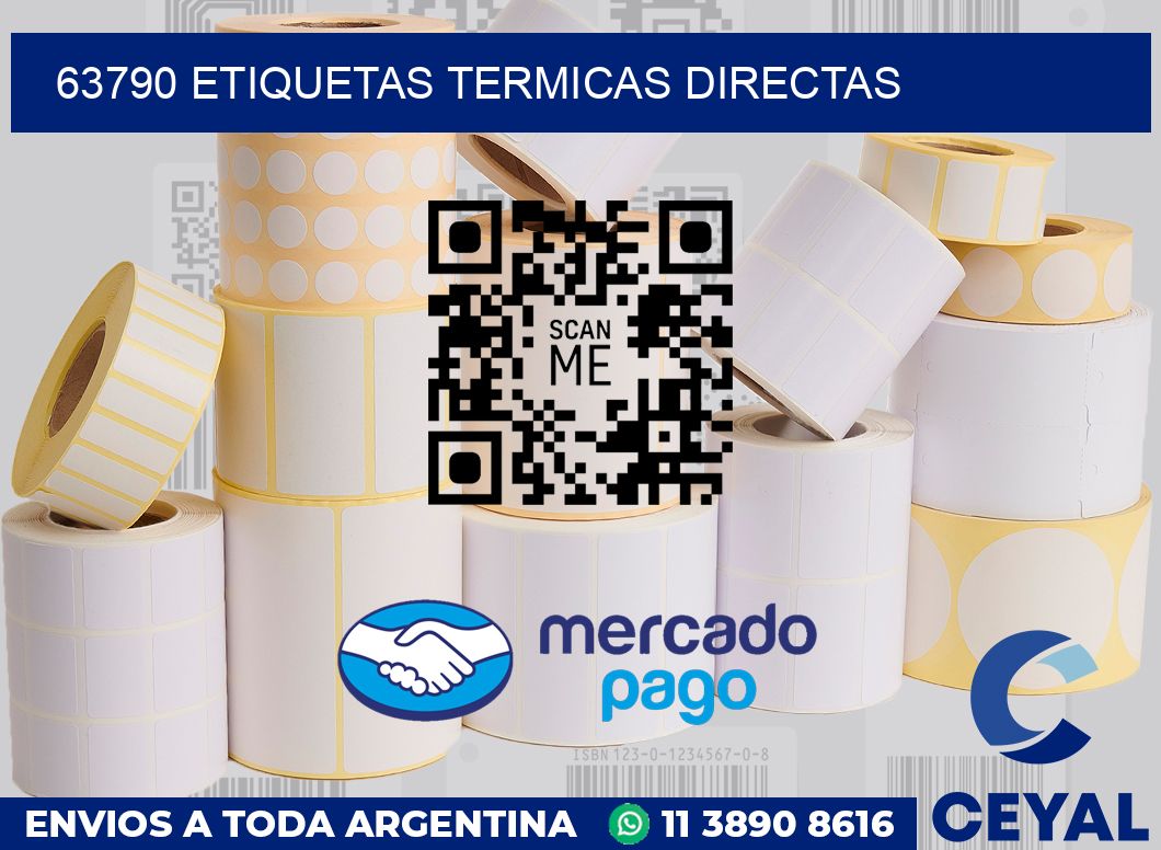 63790 Etiquetas termicas directas