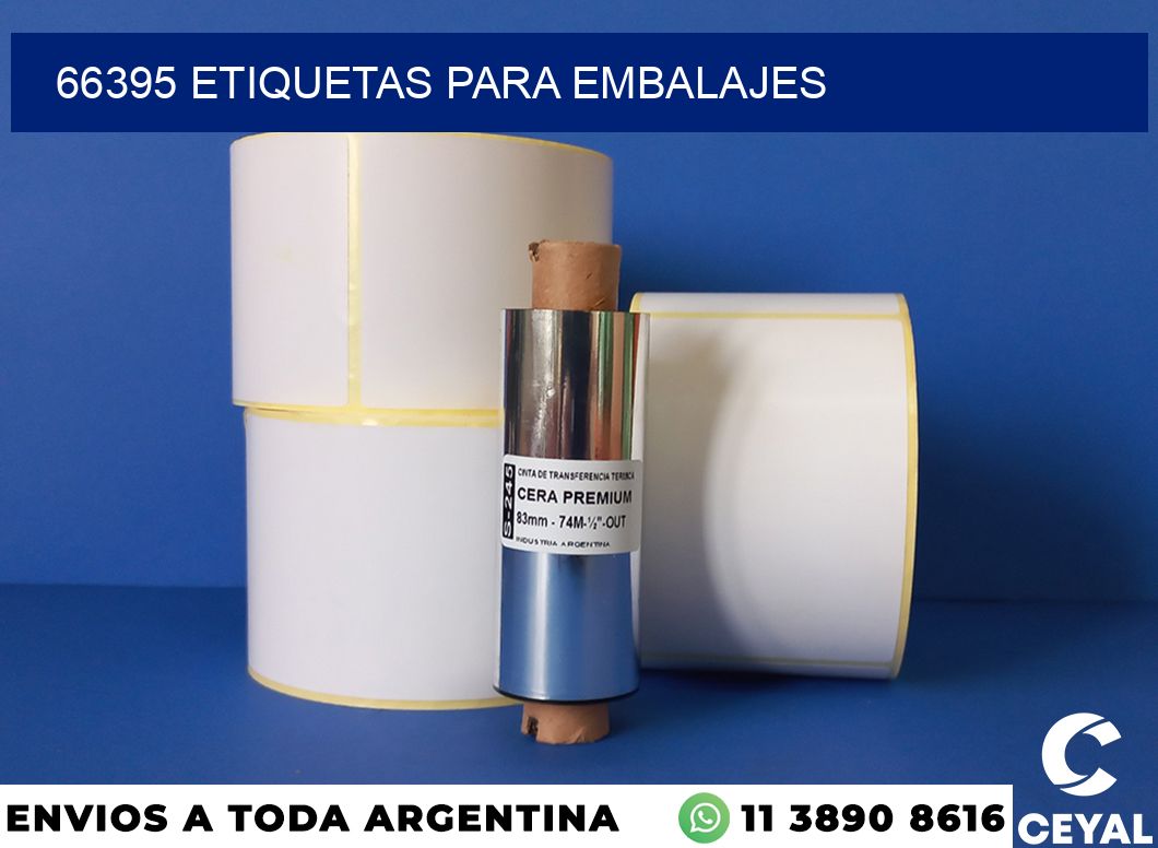 66395 etiquetas para embalajes