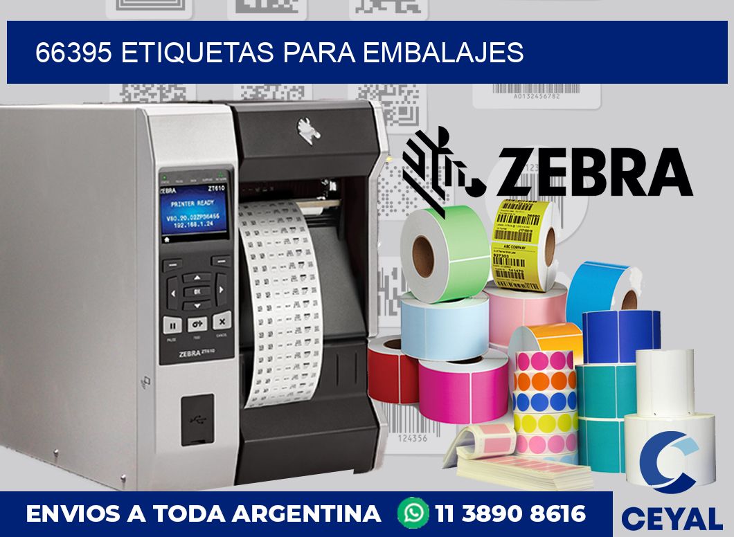 66395 etiquetas para embalajes