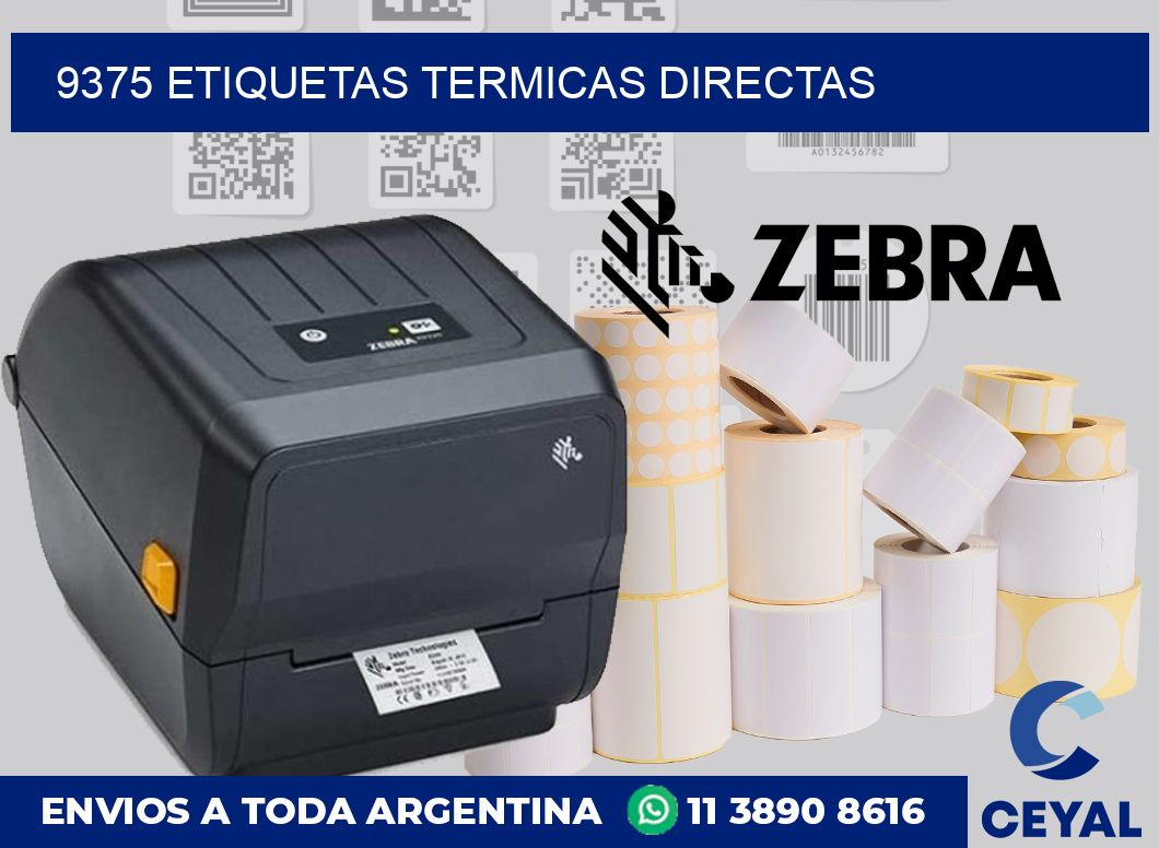 9375 Etiquetas termicas directas