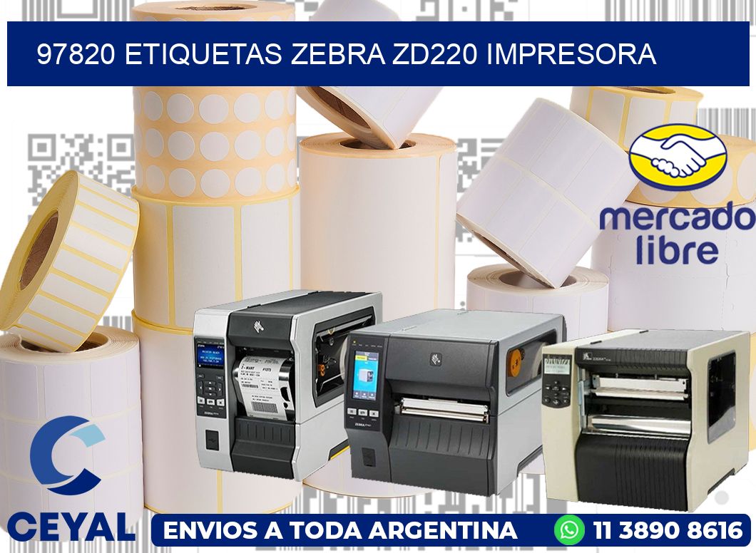 97820 etiquetas Zebra zd220 impresora