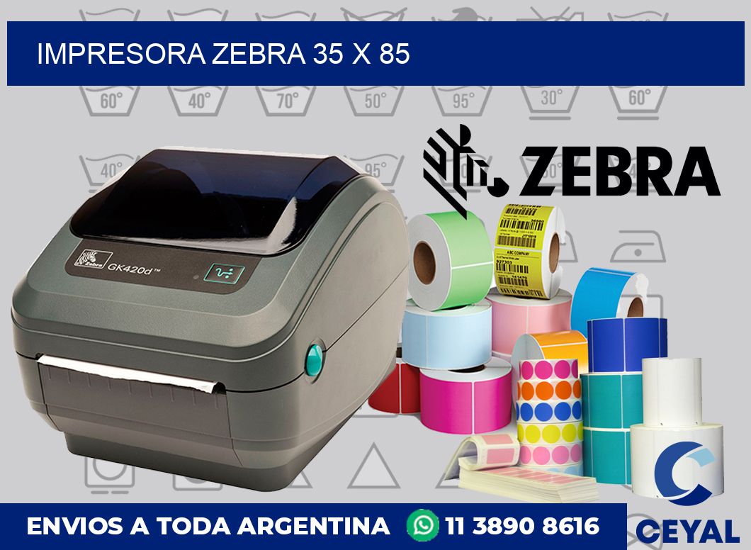 Impresora Zebra 35 x 85