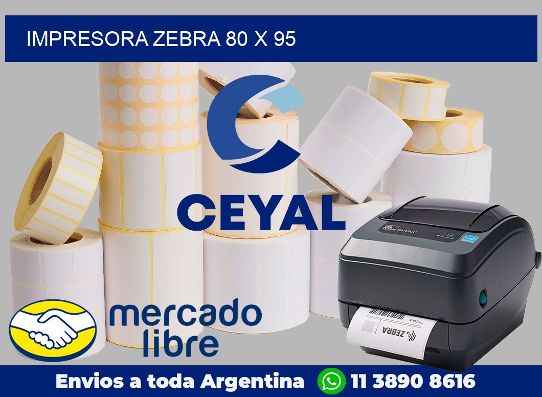 Impresora Zebra 80 x 95