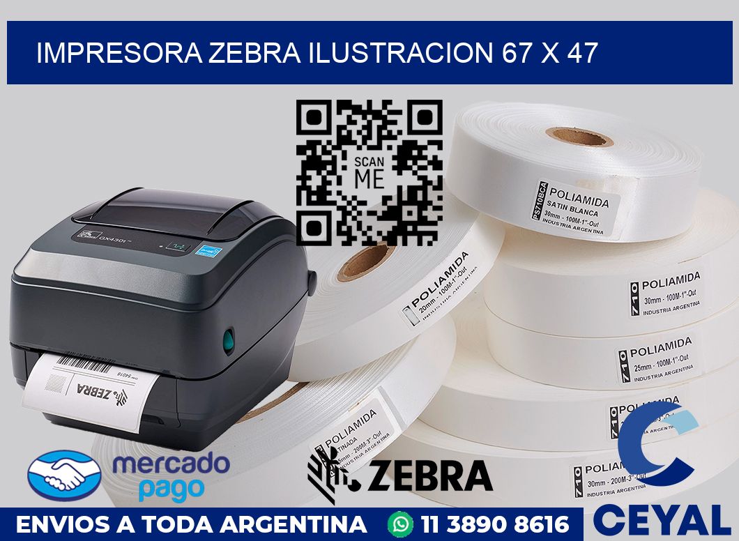 Impresora Zebra ilustracion 67 x 47