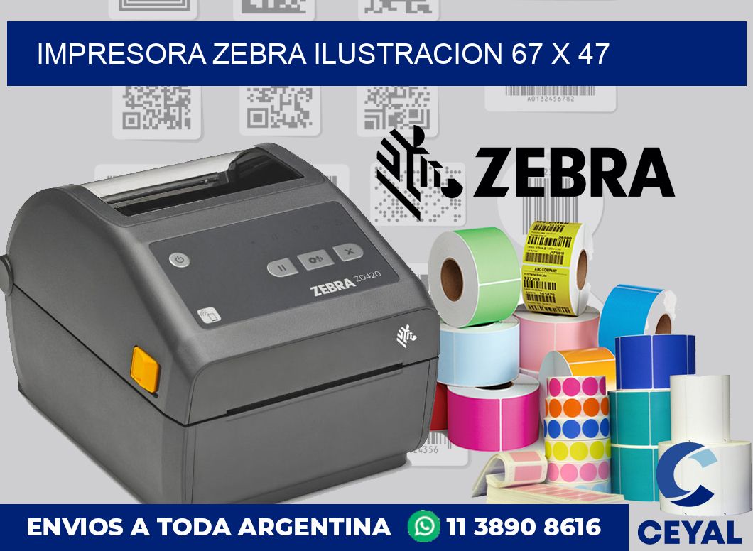 Impresora Zebra ilustracion 67 x 47