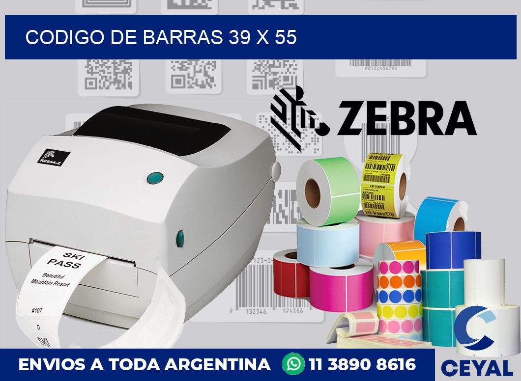 codigo de barras 39 x 55