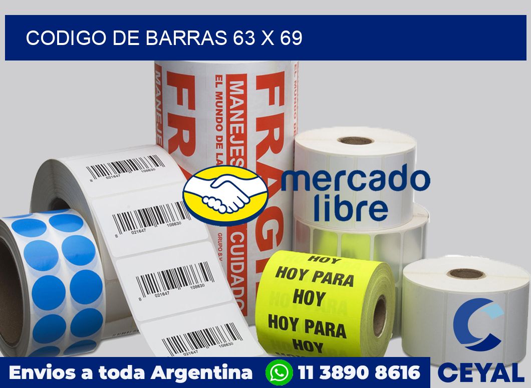 codigo de barras 63 x 69