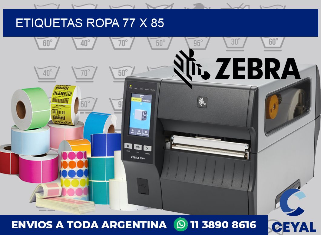etiquetas ropa 77 x 85