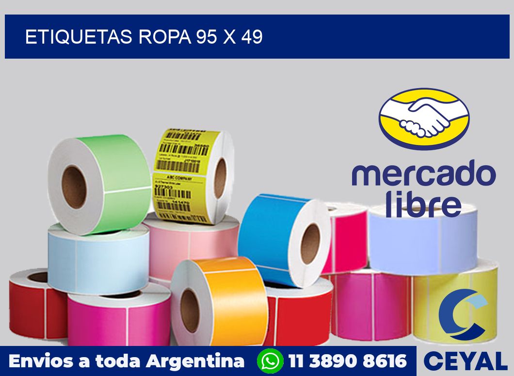 etiquetas ropa 95 x 49
