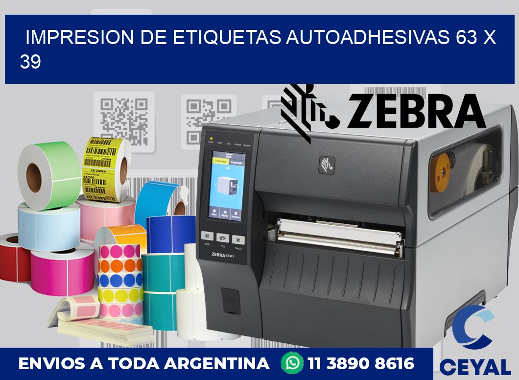 impresion de etiquetas autoadhesivas 63 x 39