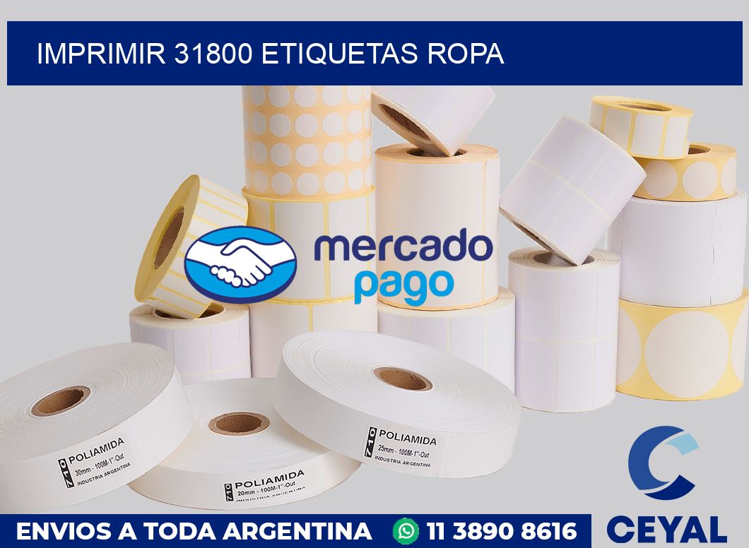 imprimir 31800 etiquetas ropa