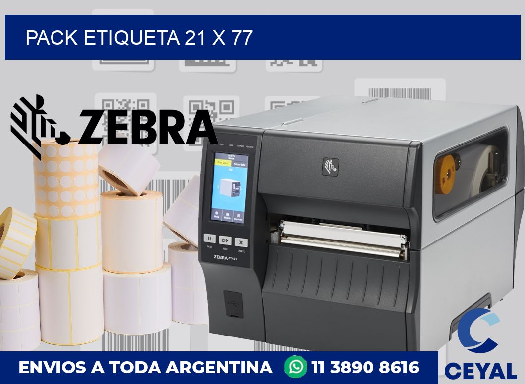 pack etiqueta 21 x 77