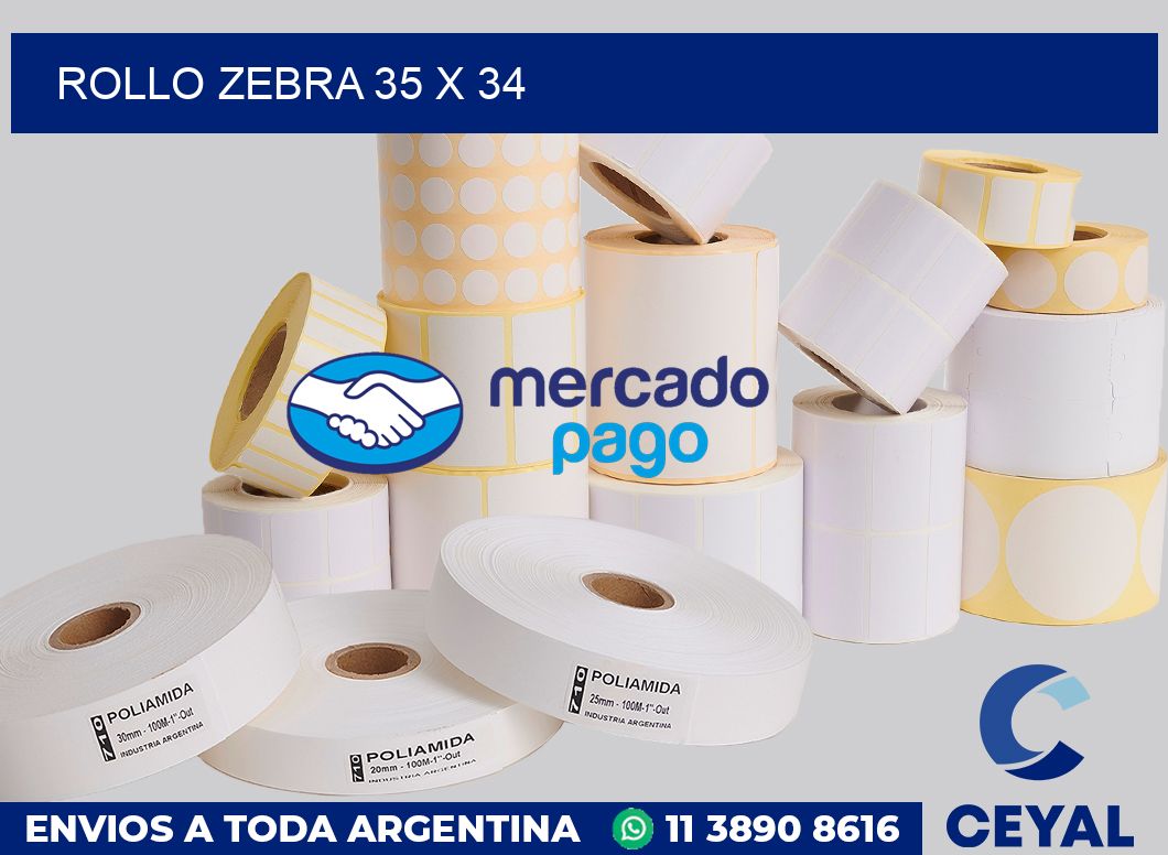 rollo zebra 35 x 34