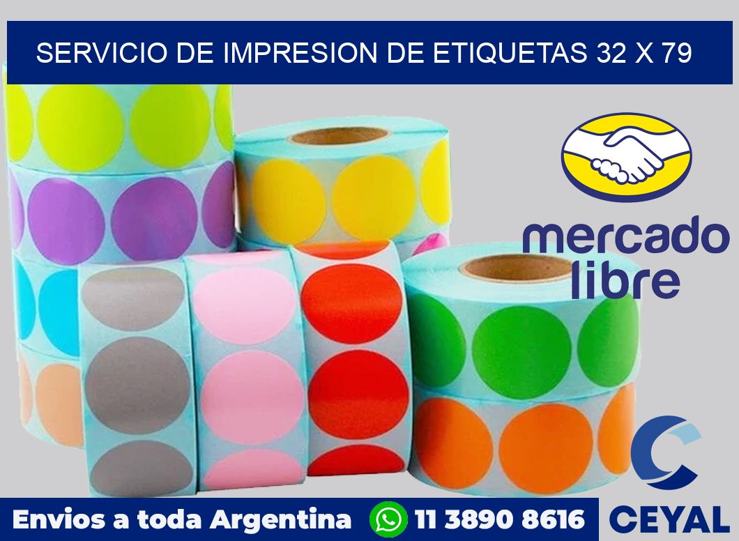 servicio de impresion de etiquetas 32 x 79