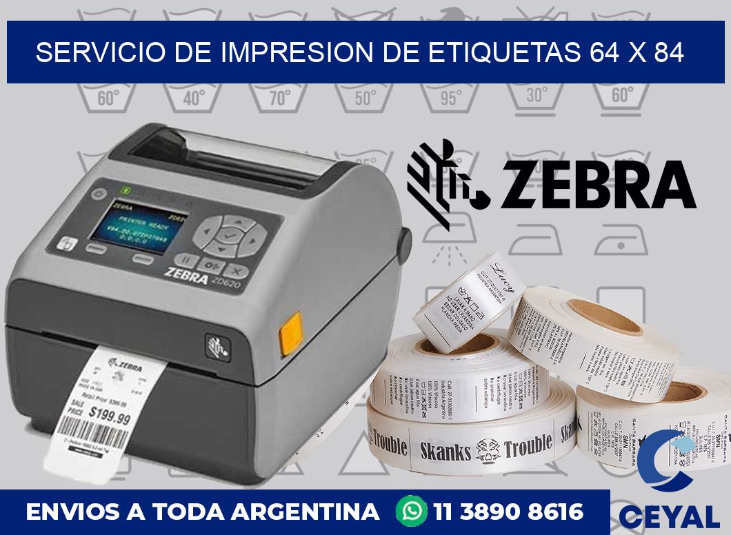 servicio de impresion de etiquetas 64 x 84