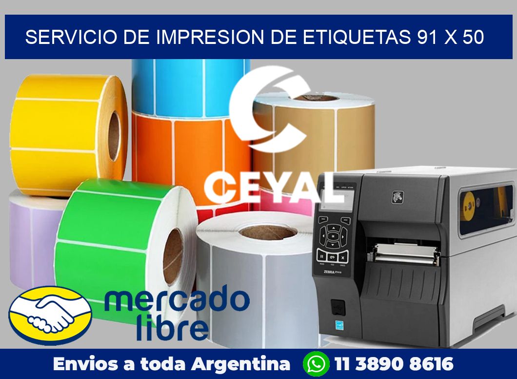 servicio de impresion de etiquetas 91 x 50