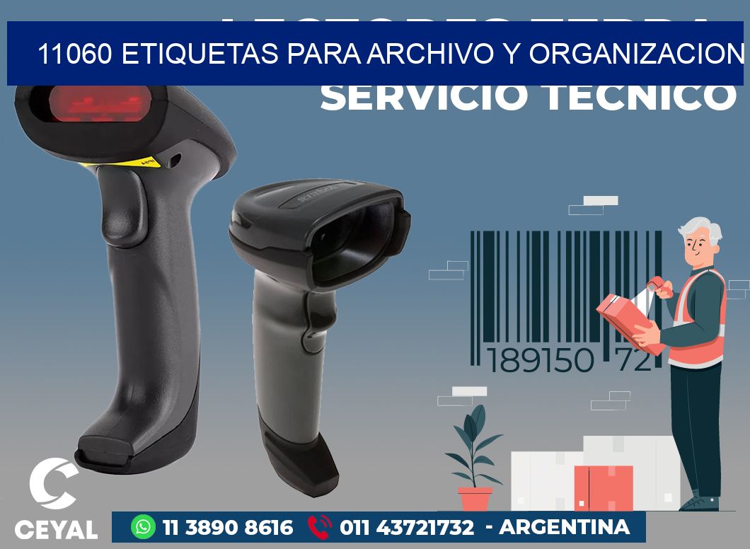 11060 ETIQUETAS PARA ARCHIVO Y ORGANIZACION