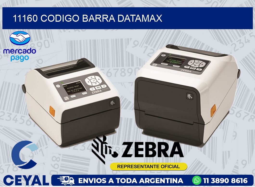 11160 CODIGO BARRA DATAMAX