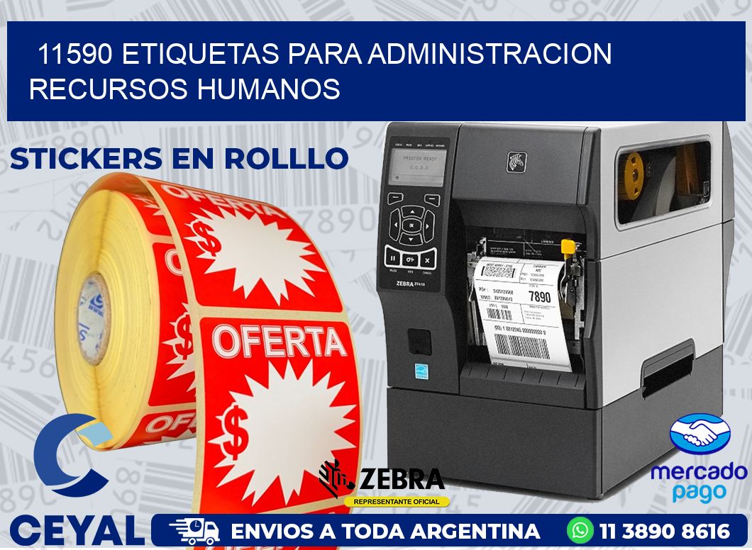 11590 ETIQUETAS PARA ADMINISTRACION RECURSOS HUMANOS