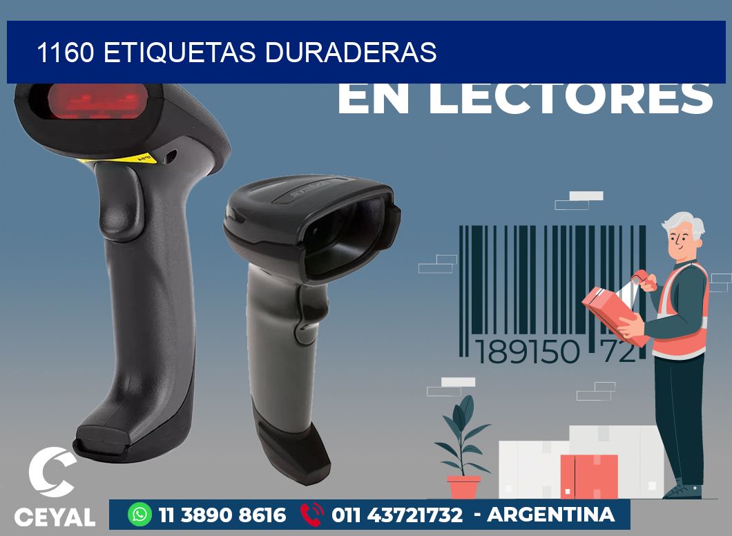 1160 ETIQUETAS DURADERAS