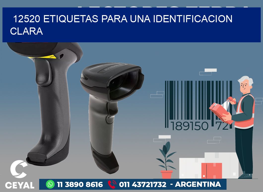 12520 ETIQUETAS PARA UNA IDENTIFICACION CLARA