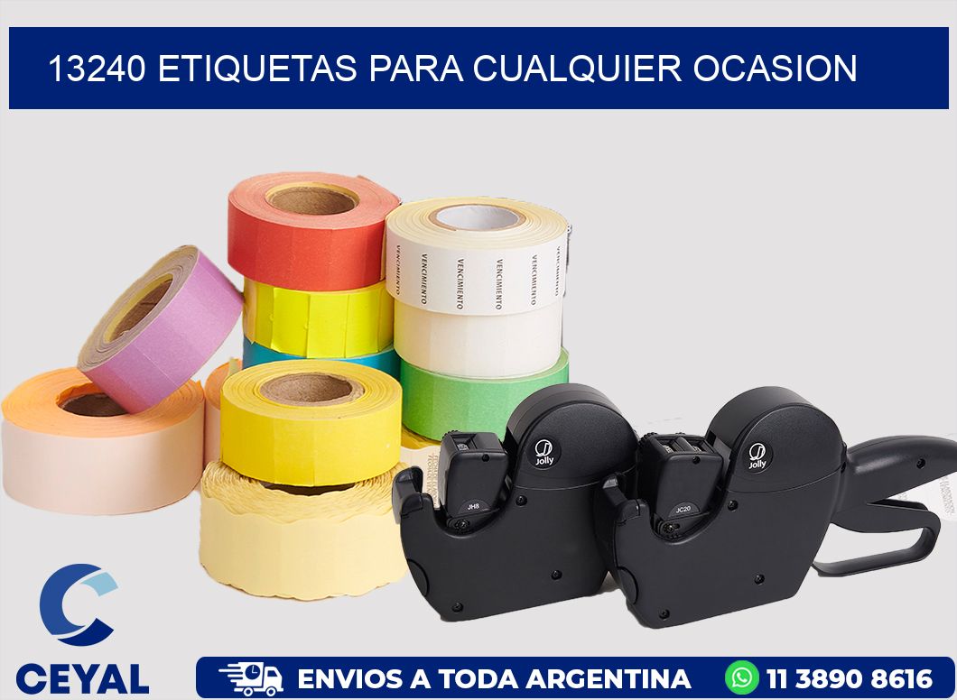 13240 ETIQUETAS PARA CUALQUIER OCASION